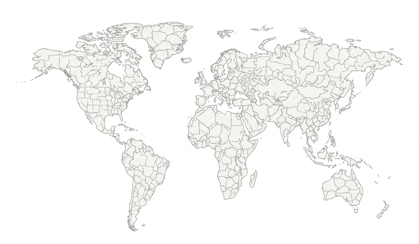 World Map Grid